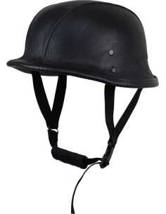 Retro atviro veido motociklininko šalmas Sodager ADH-011 - Juoda