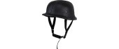 Retro Open-Face Motorcycle Helmet Sodager ADH-011 - Black