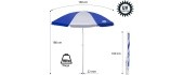 NC7813 BEACH UMBRELLA NILS CAMP