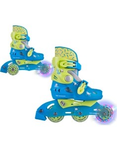 Children’s Rollerblades WORKER TriGo Skate LED – with Light-Up Wheels - Blue