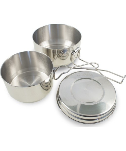 Pot Yate, 3 Parts, Stainless Steel