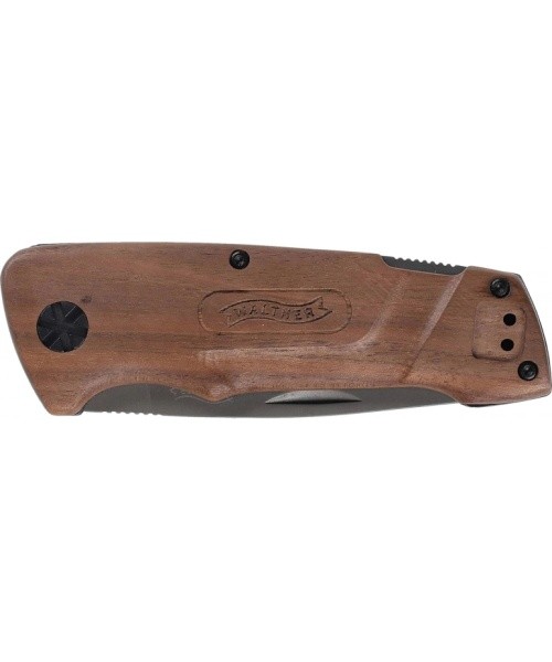 Knife Walther Blue Wood Walnut BWK 2