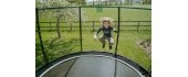 EXIT Allure Premium trampoline ø427cm - black