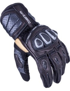 Vyriškos moto pirštinės W-TEC Crushberg - Juoda