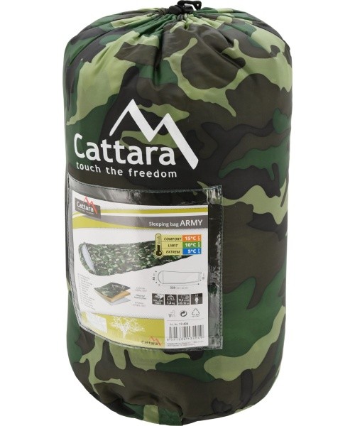 Sleeping Bag Cattara Army +5°C