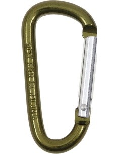 Karabinas D MFH – žalias, 6mmx6cm