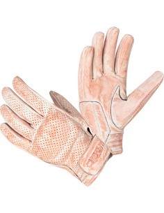 Motorcycle Gloves W-TEC Modko - Brick Red-White