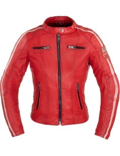 Women’s Leather Jacket W-TEC Umana - Red