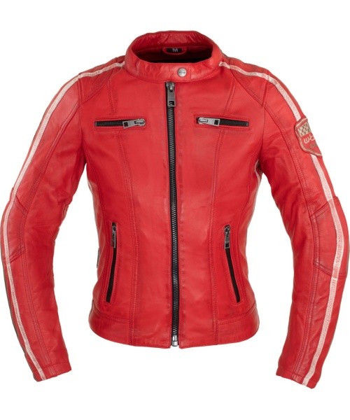 Women’s Leather Jacket W-TEC Umana - Red