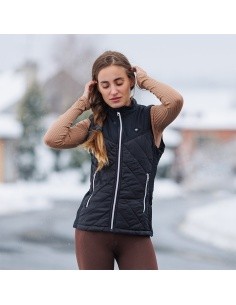 Moteriška šildoma liemenė inSPORTline WARMher - Juoda