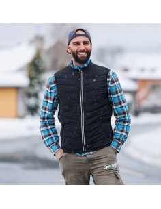 Šildoma liemenė W-TEC HEATstem vyrams - Juoda