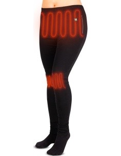 Moteriškos šildomos kelnės W-TEC Insupants Lady - Juoda