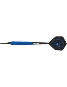 Darts Unicorn Core Plus Rubberized Brass Blue – 3-Pack