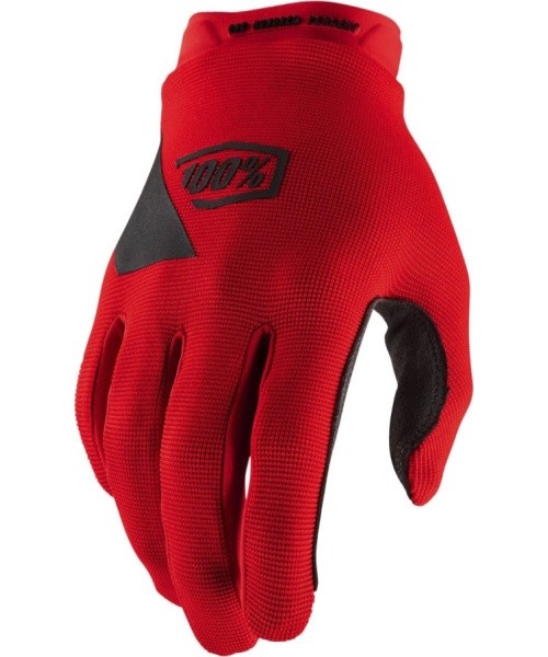 Dviračių ir motokroso pirštinės 100% Ridecamp Red - Raudona