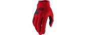 Dviračių ir motokroso pirštinės 100% Ridecamp Red - Raudona