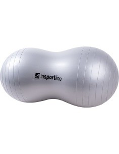 Žemės riešuto formos mankštos kamuolys inSPORTline P-Nut 50 cm - Pilka