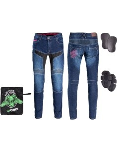 Women’s Motorcycle Jeans W-TEC Alfreda CE - Blue