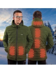 Vyriška šildoma striukė W-TEC HEATborg - Chaki