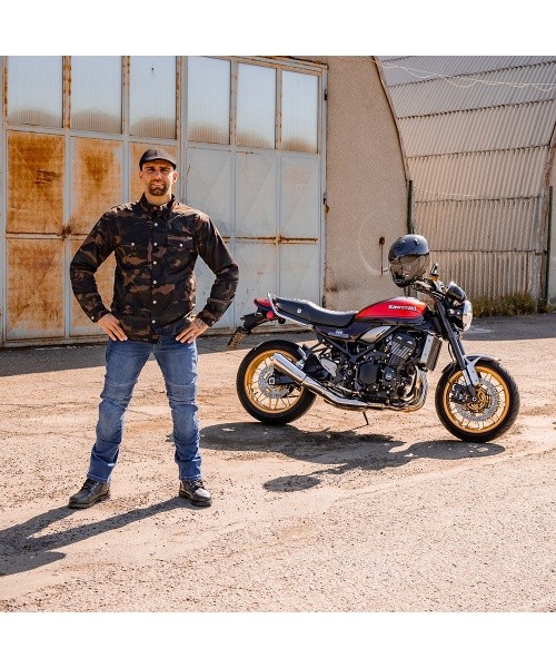 Motorcycle Shirt BOS Lumberjack
