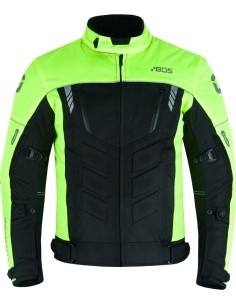 Men’s Motorcycle Jacket BOS/WD Motorsports Vegas 1.0 - Neon