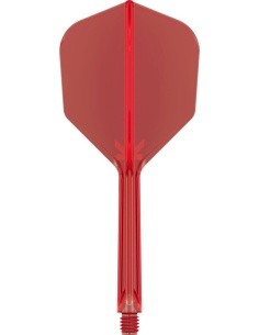 Dart Flights Target K-Flex No.6 In Between – 3-Pack - Red