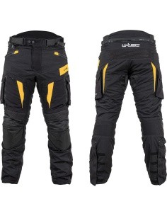 Motociklininkų kelnės W-TEC Aircross - Juoda-auksinė