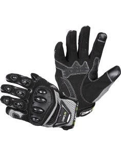 Motorcycle Gloves W-TEC Upgear - Black and grey