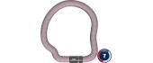 Abus Goose 6206K/110 rosemauve lock