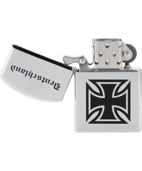 Windproof Lighter MFH Deutschland - Chrome Polished, Unfilled
