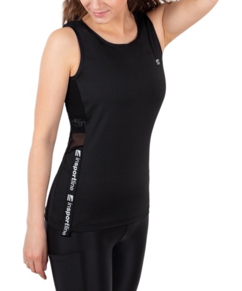Women’s Tank Top inSPORTline Meshtop - Black
