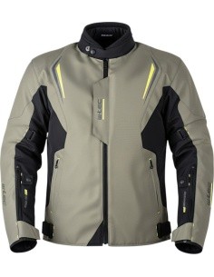 Touring Motorcycle Jacket W-TEC Karmal - černo-olivově zelená