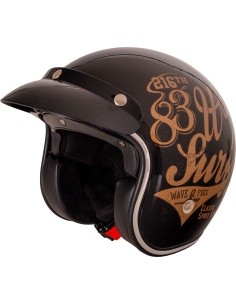 Motociklininko šalmas W-TEC Café Racer - 3Ways Surf Bronze