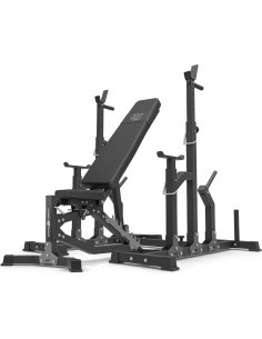 Set MS11_2.0 | double-sided adjustable training bench + adjustable stands - Marbo Sport
