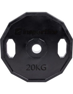 Guma dengtas olimpinis svorio diskas inSPORTline Ruberton 20 kg