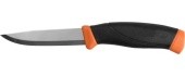 Morakniv Companion knife dark orange stainless steel