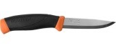Morakniv Companion knife dark orange stainless steel