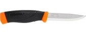 Knife Morakniv Companion F Heavy Duty, Carbon Steel, Orange