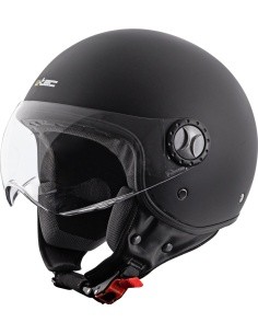 Scooter Helmet W-TEC FS-701MB Matt Black - Black