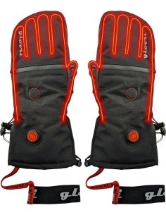 Šildomos pirštinės-kumštinės 2-in-1 Glovii GS21 - Juoda