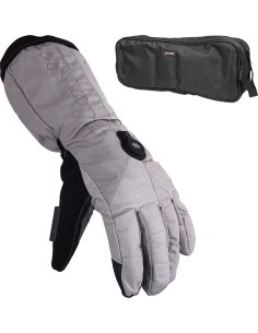 Heated Ski/Motorcycle Gloves Glovii GS8 - Grey