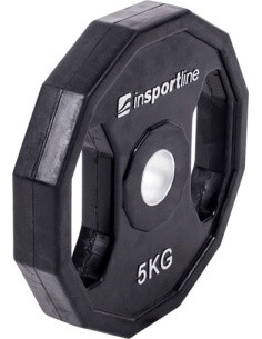 Guma dengtas svorio diskas inSPORTline Ruberton 5 kg