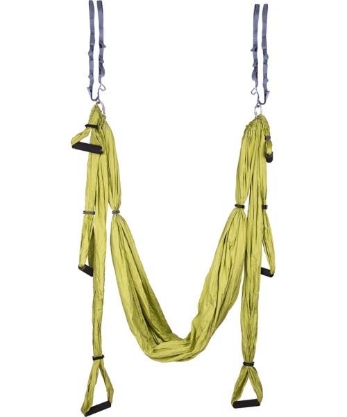 Aerial Aero Yoga Hammock inSPORTline Hemmok Green with Mounts and Straps