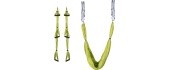 Aerial Aero Yoga Hammock inSPORTline Hemmok Green with Mounts and Straps