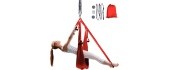 Aerial Aero Yoga Hammock inSPORTline Hemmok Red with Mounts and Straps