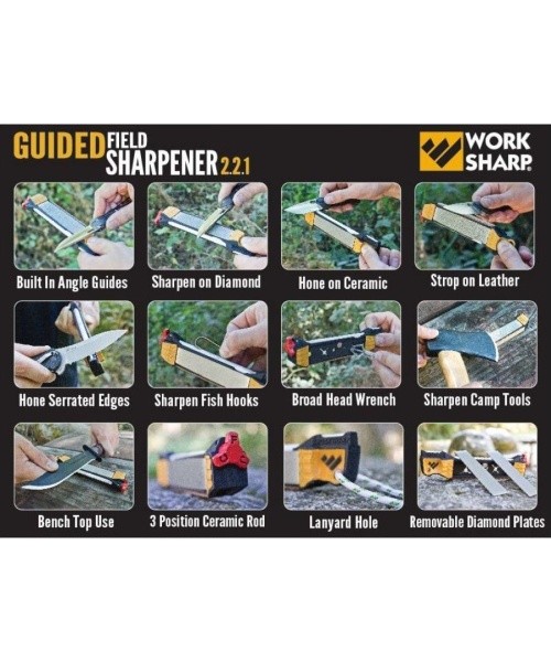 Knife Sharpener Work Sharp Guided Field