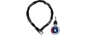 Abus 6806K/85 Lock black (square chain)