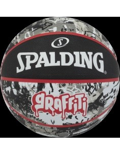 BASKETBALL SPALDING RED GRAFFITI (7 DYDIS)