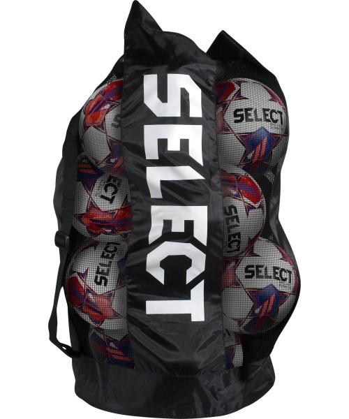 Krepšys kamuoliams Select 18-20 v24 810068, juodas