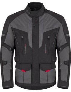 Men’s Motorcycle Jacket W-TEC Xeniaq - Black and grey