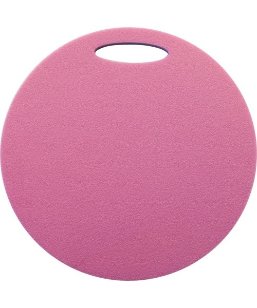 Round Sit Mat Yate, 2-layer, Diameter 35cm, Blue/Pink